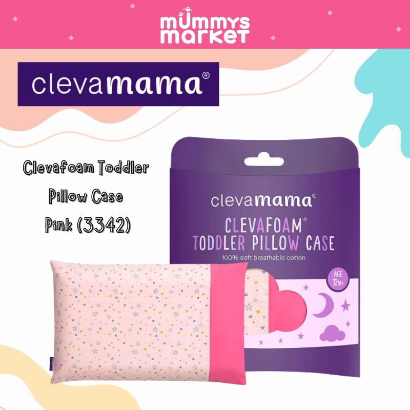 Clevamama ClevaFoam Toddler Pillow Case (Assorted Colours)